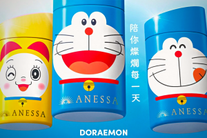 Anessa x Doraemon partnership